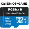 thẻ nhớ cài sẵn os + game cho máy anbernic rg35xx h