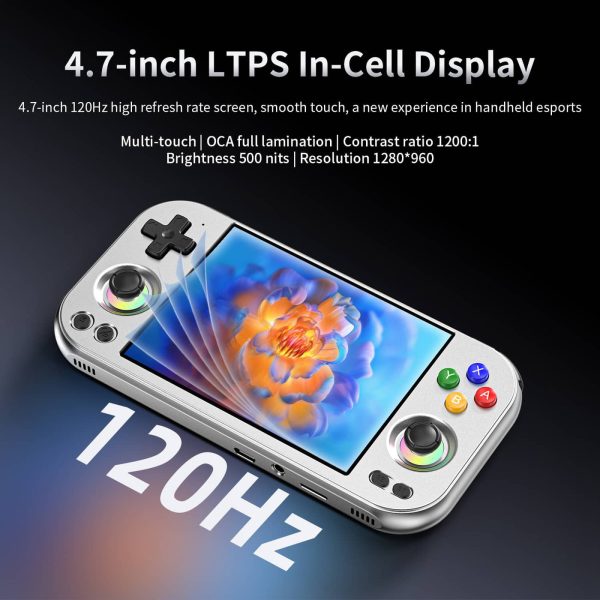 Anbernic rg477m kim loại màn 120hz - Ảnh 5